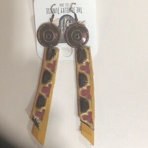 Genuine Leather Earrings